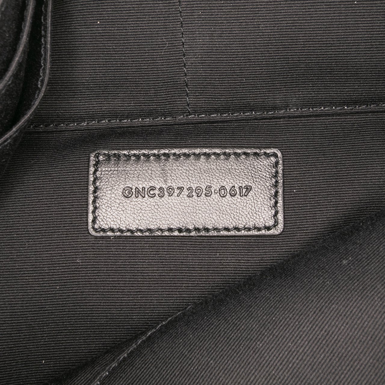 Saint Laurent Leather Star Rider Tablet Pouch Zwart