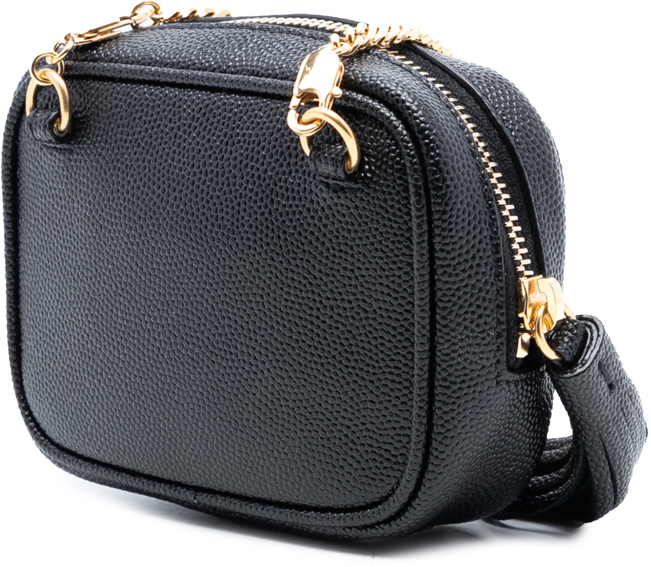 Saint Laurent Baby Matelasse Grain De Poudre Monogram Lou Camera Bag Zwart