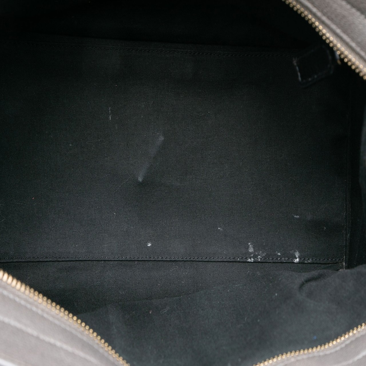 Saint Laurent Small Sheepskin Cabas Chyc Satchel Grijs