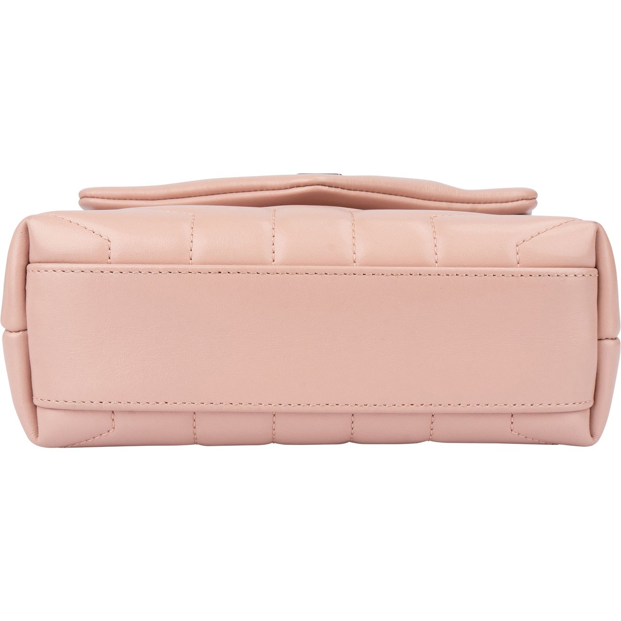 Saint Laurent Saint Laurent Rose Leather Lou Lou Crossbody Bag Rood