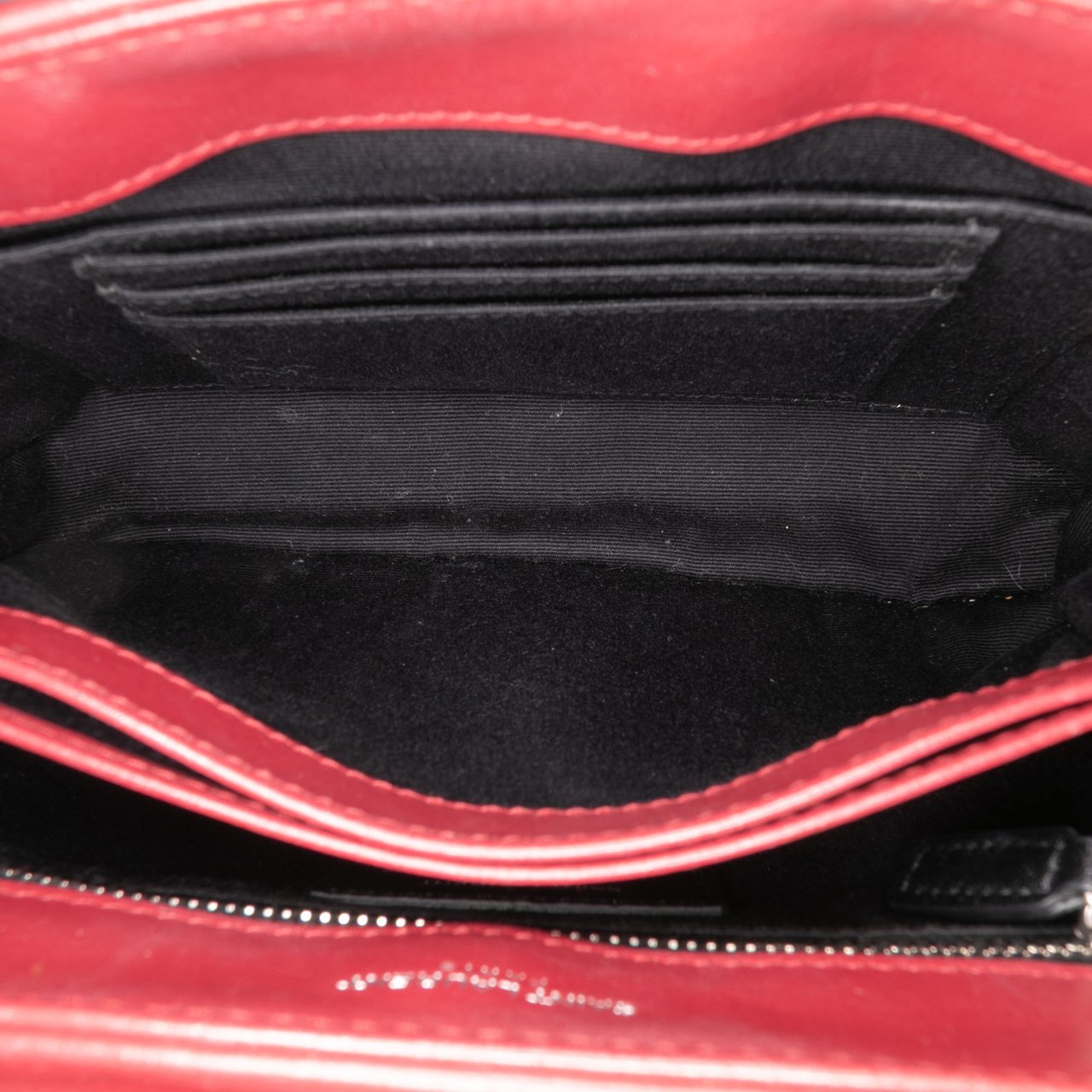 Saint Laurent Toy Matelasse Leather Monogram LouLou Crossbody Rood