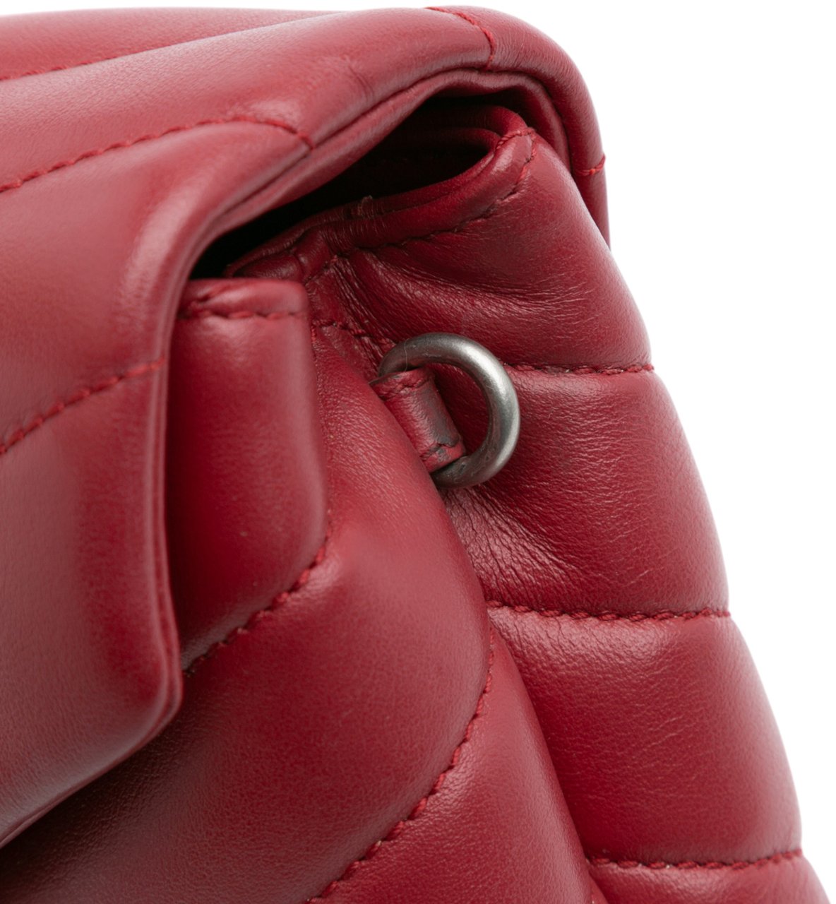 Saint Laurent Toy Matelasse Leather Monogram LouLou Crossbody Rood