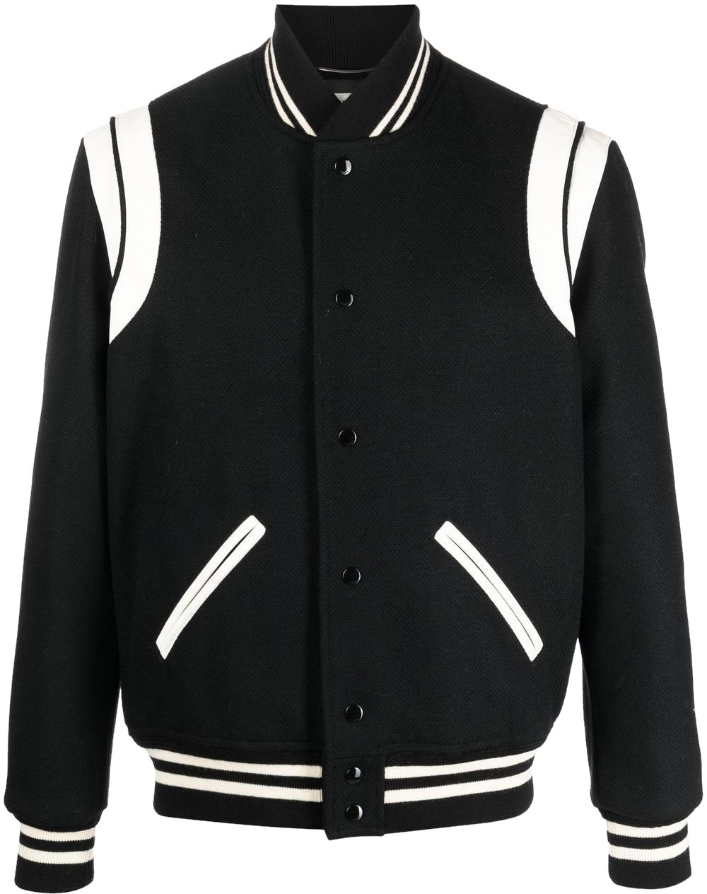 Saint Laurent Coats Black Zwart