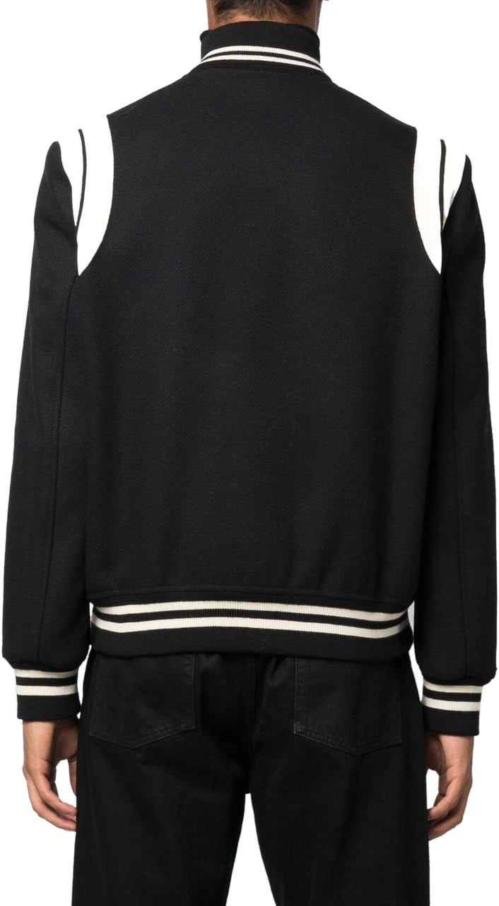 Saint Laurent Coats Black Zwart