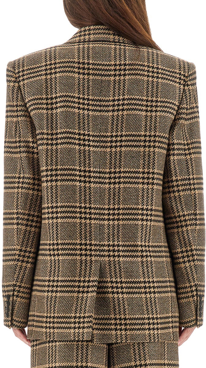 Saint Laurent SILK AND CASHMERE JACKET Beige