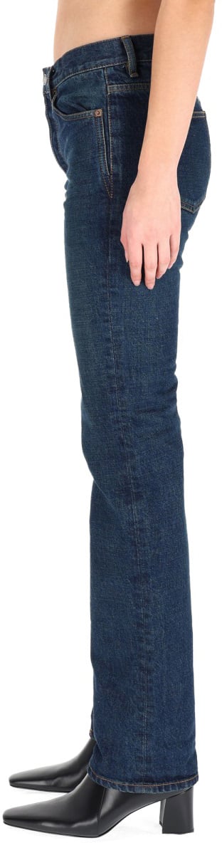 Saint Laurent LOW WAIST JEANS "NICO" Blauw