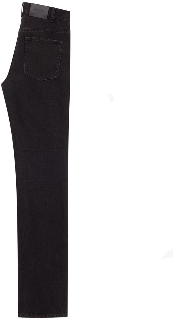 Saint Laurent LOW WAIST JEANS "NICO" Zwart