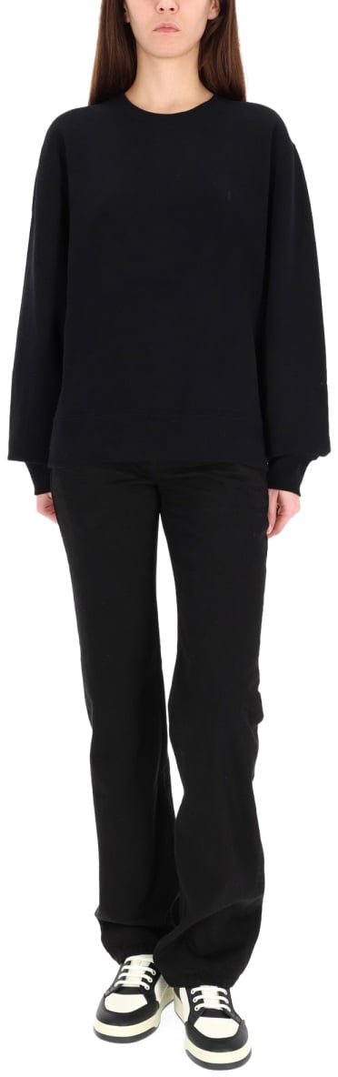 Saint Laurent LOW WAIST JEANS "NICO" Zwart