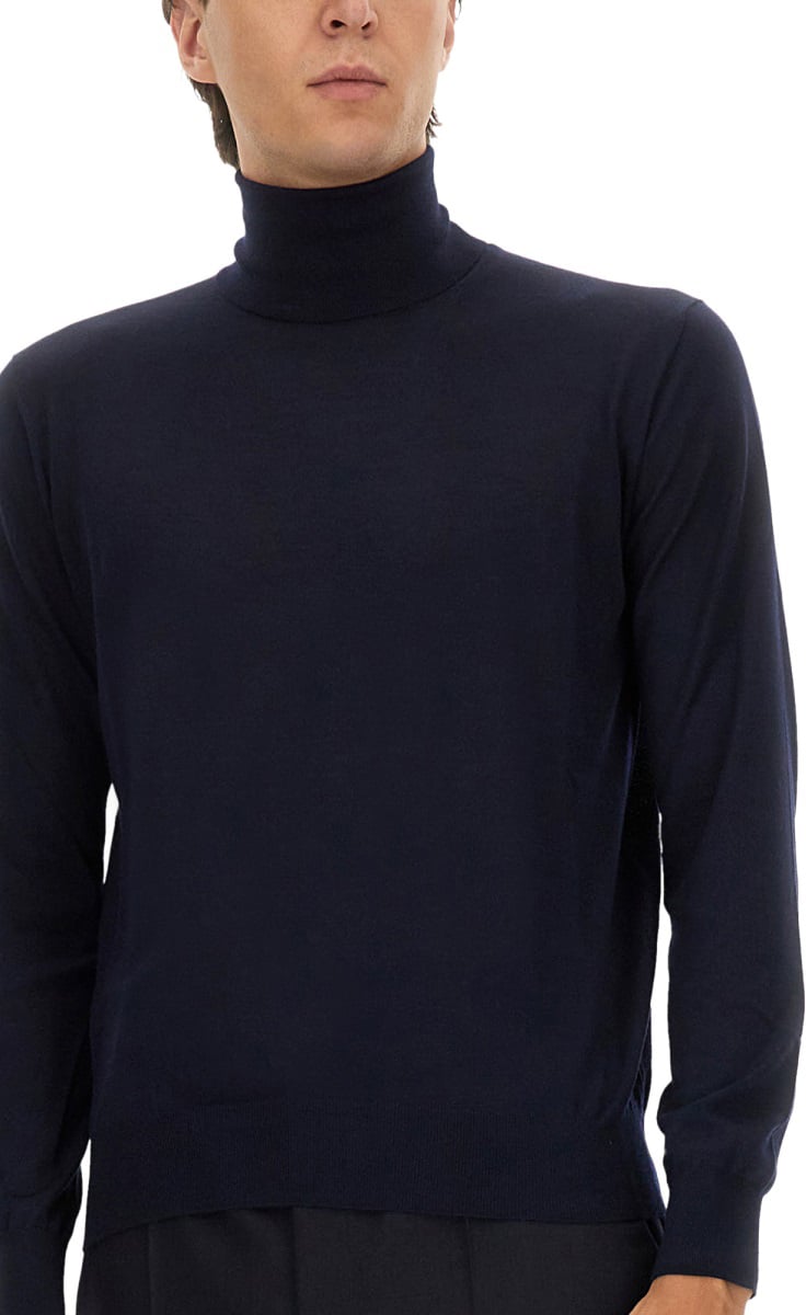 Saint Laurent TURTLENECK PULLOVER Blauw