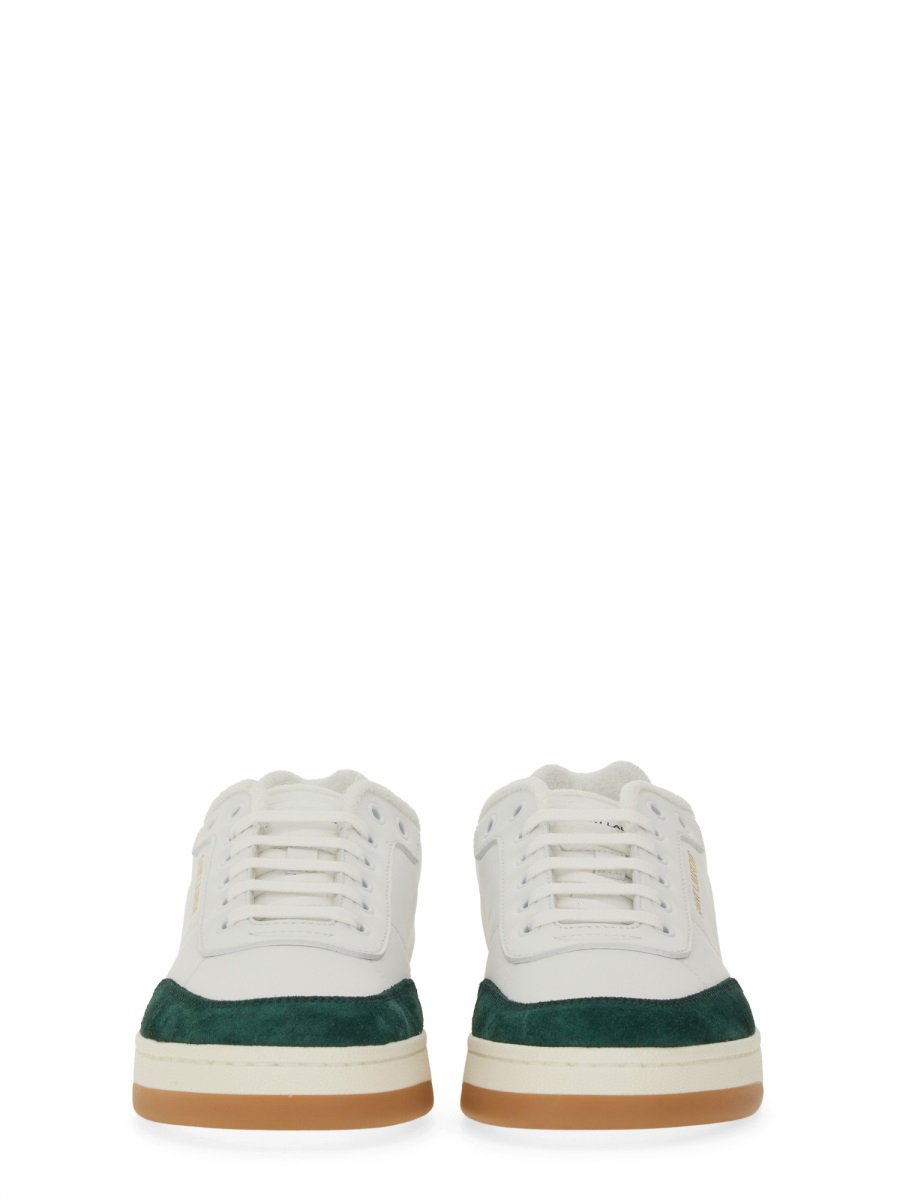 Saint Laurent SMOOTH LEATHER "SL/61" SNEAKER Wit