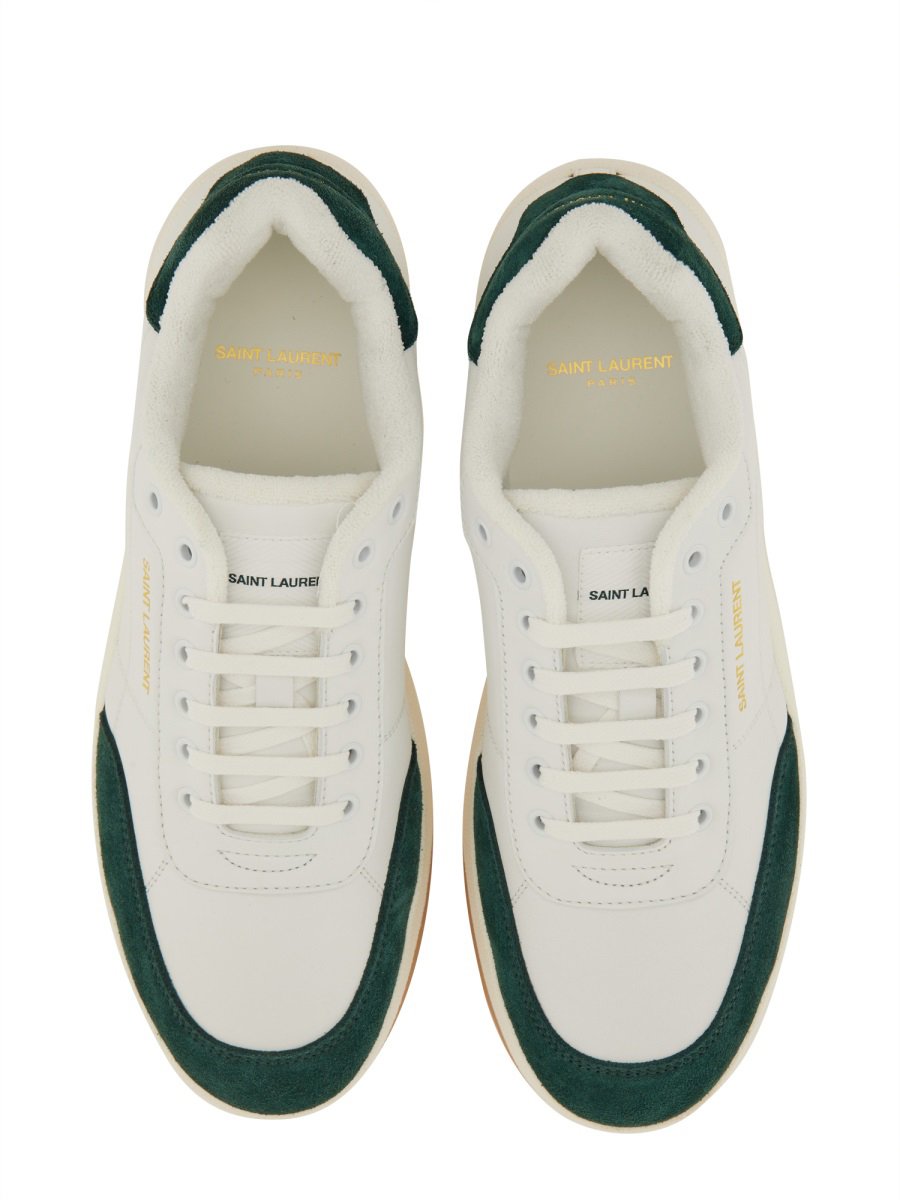 Saint Laurent SMOOTH LEATHER "SL/61" SNEAKER Wit