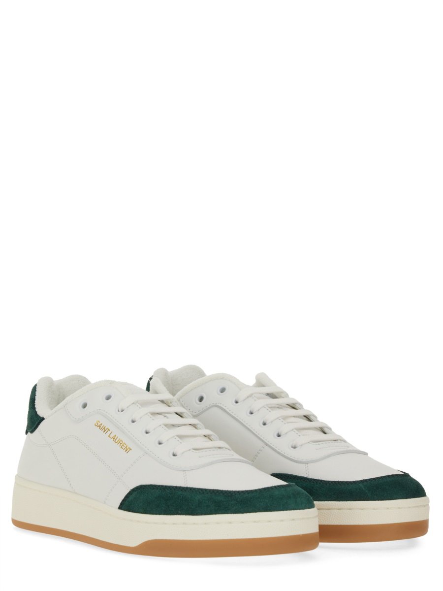 Saint Laurent SMOOTH LEATHER "SL/61" SNEAKER Wit
