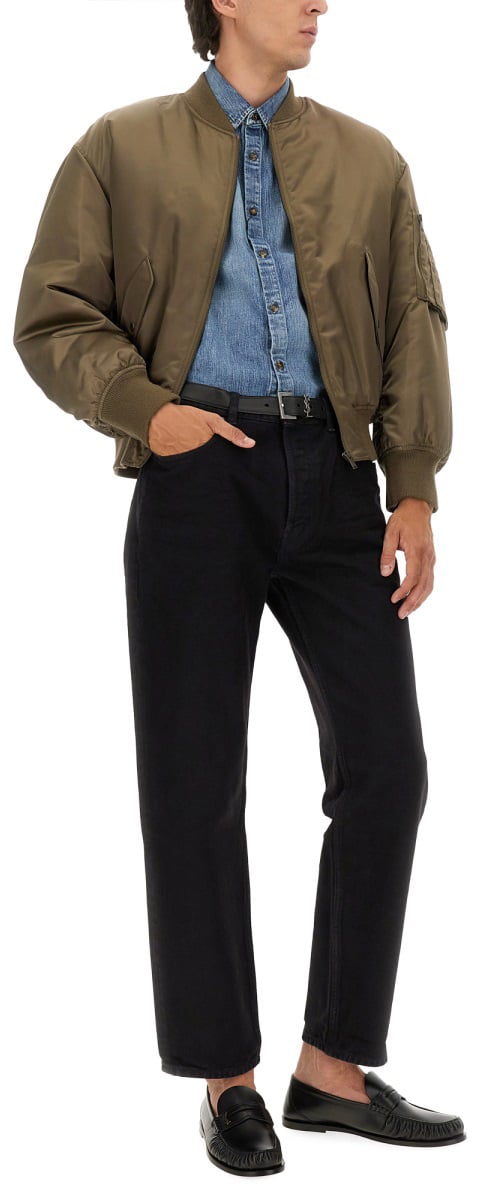 Saint Laurent JEANS "MICK" Zwart