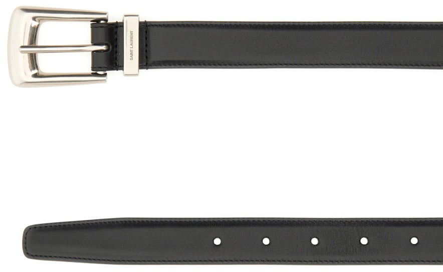 Saint Laurent "FOLK" BELT Zwart