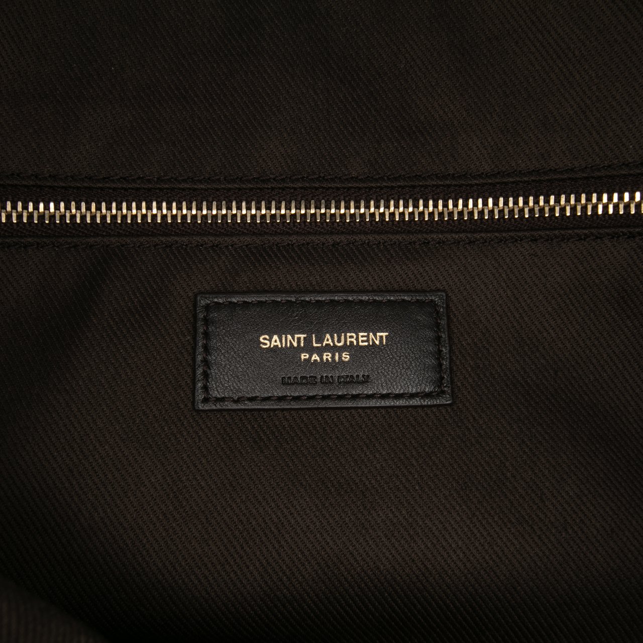 Saint Laurent Coated Canvas Le Monogramme Shoulder Bag Bruin