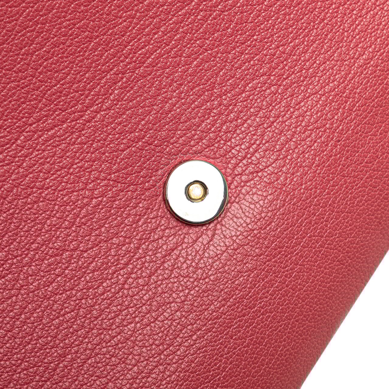 Saint Laurent Large Leather Belle de Jour Clutch Roze