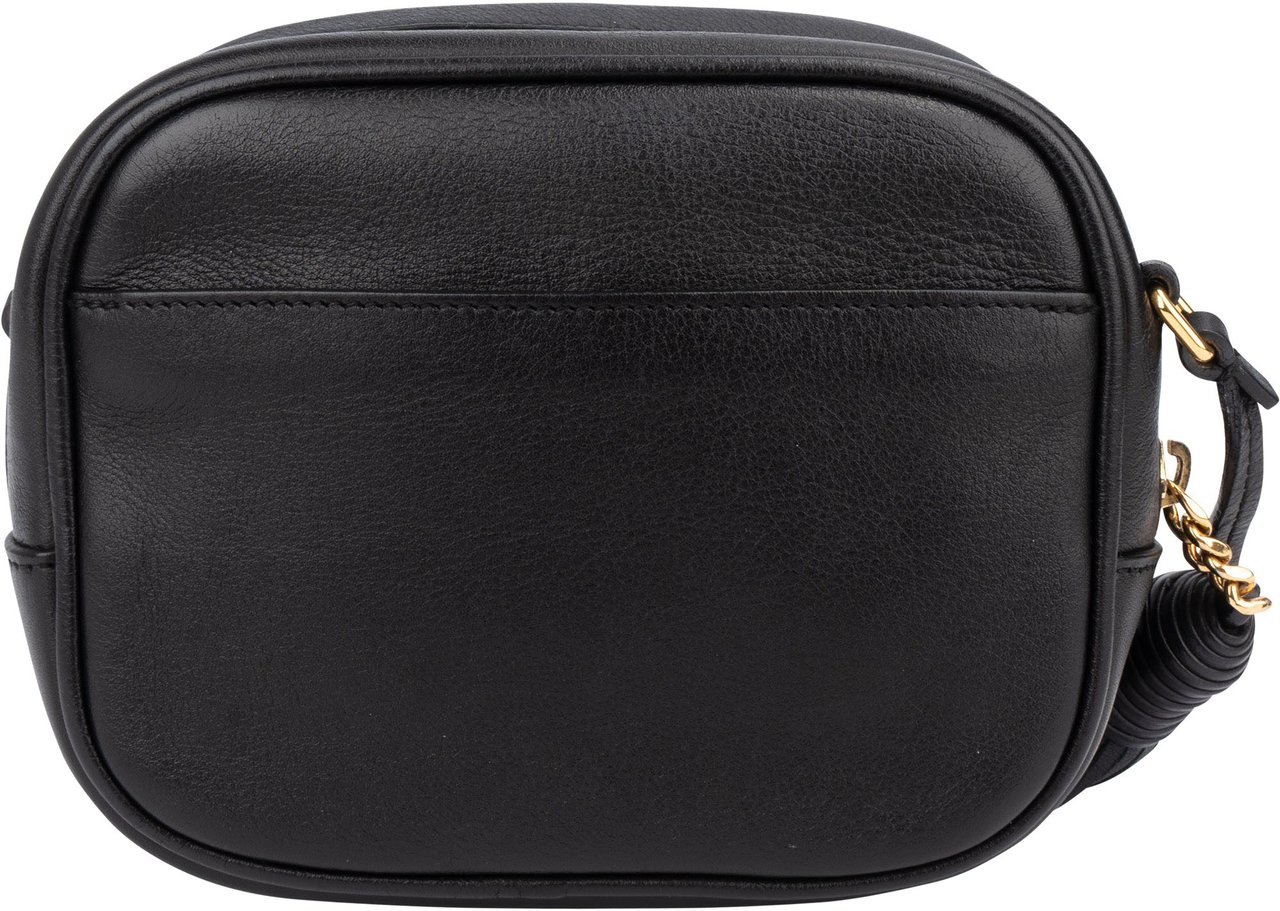 Saint Laurent Black Leather Blogger Crossbody Bag Zwart
