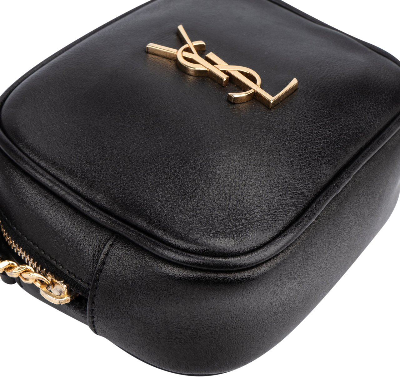 Saint Laurent Black Leather Blogger Crossbody Bag Zwart