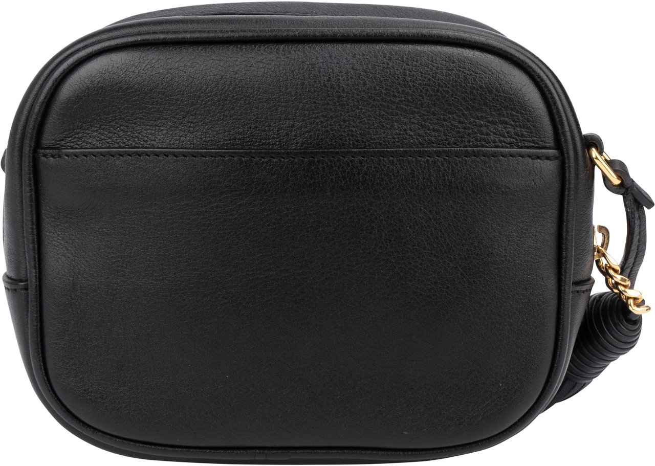 Saint Laurent Black Leather Blogger Crossbody Bag Zwart