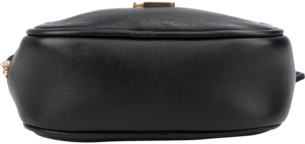 Saint Laurent Black Leather Blogger Crossbody Bag Zwart