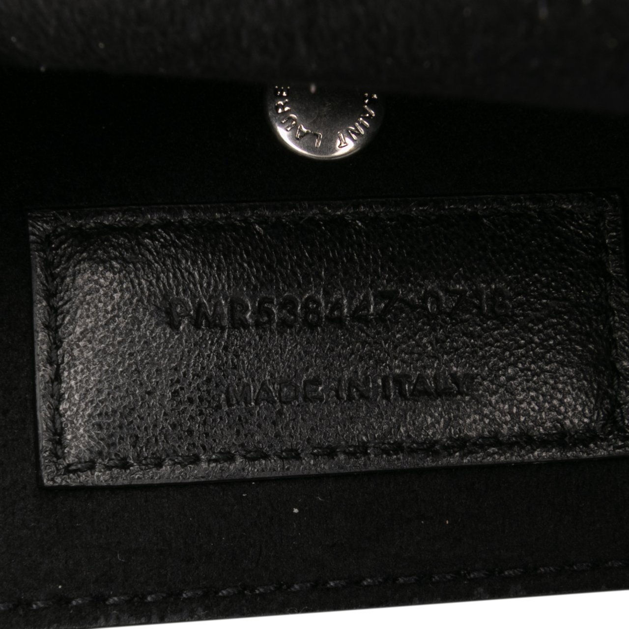 Saint Laurent Lambskin Teddy Drawstring Bucket Bag Rood