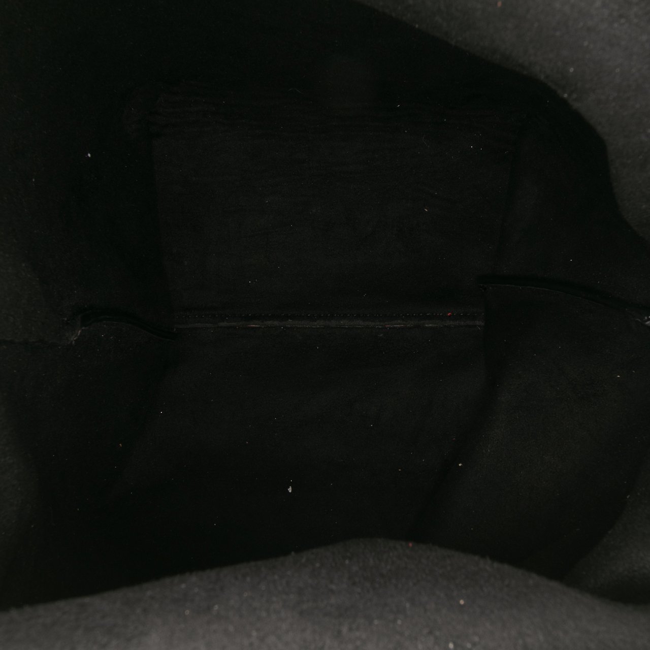 Saint Laurent Lambskin Teddy Drawstring Bucket Bag Rood