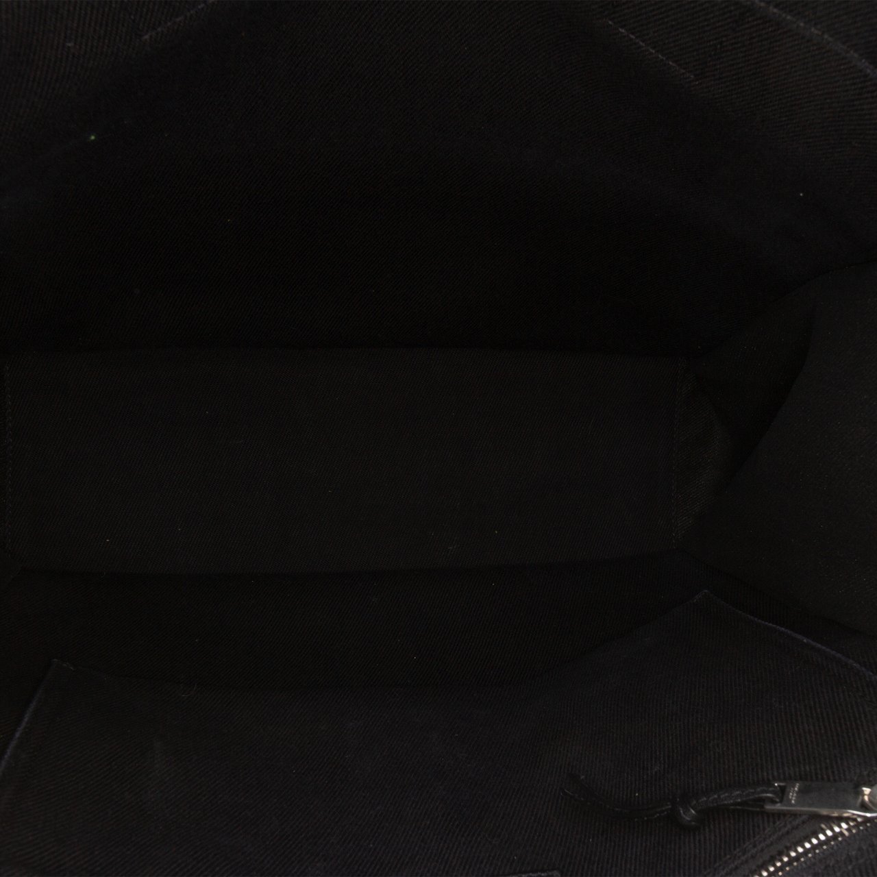 Saint Laurent Canvas Rive Gauche North South Tote Zwart