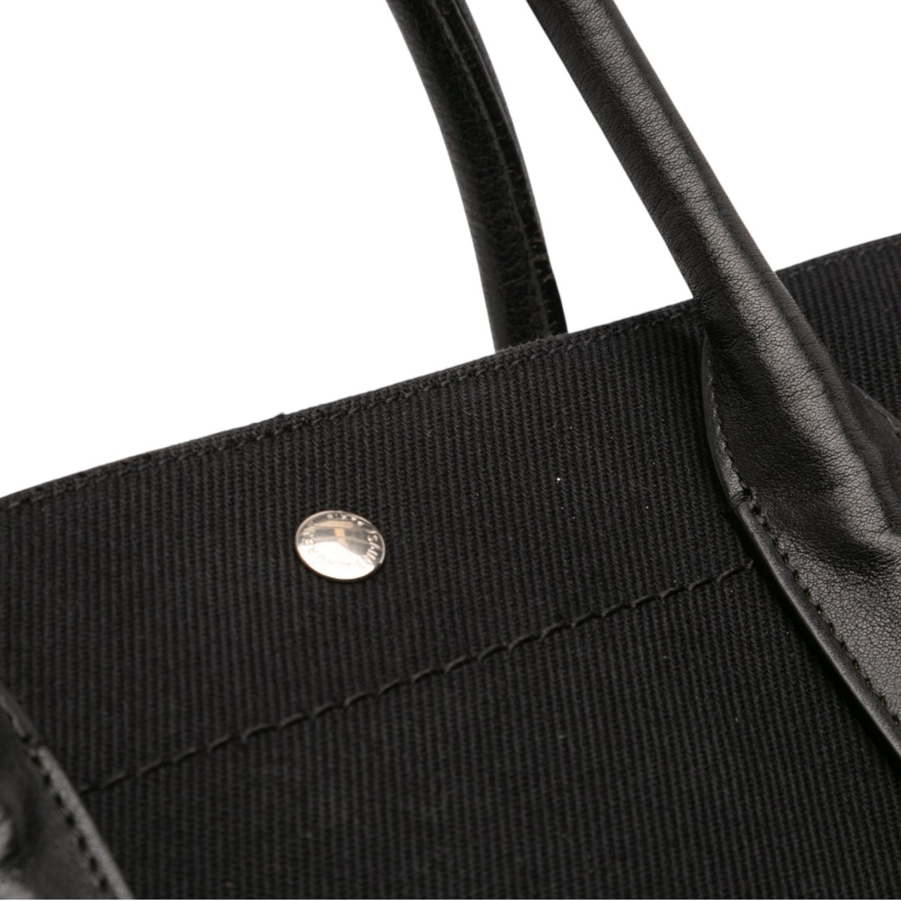 Saint Laurent Canvas Rive Gauche North South Tote Zwart