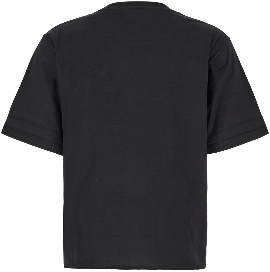 Saint Laurent Saint Laurent Black cotton t-shirt Zwart