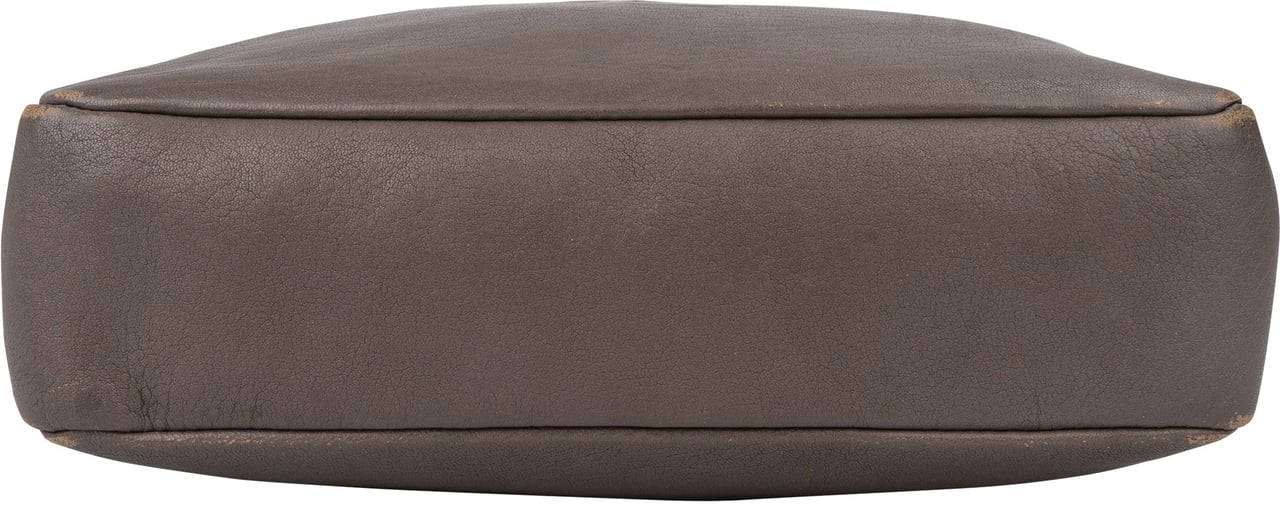 Saint Laurent Saint Laurent Leather Lou Camera Crossbody Bag Donkergrijs