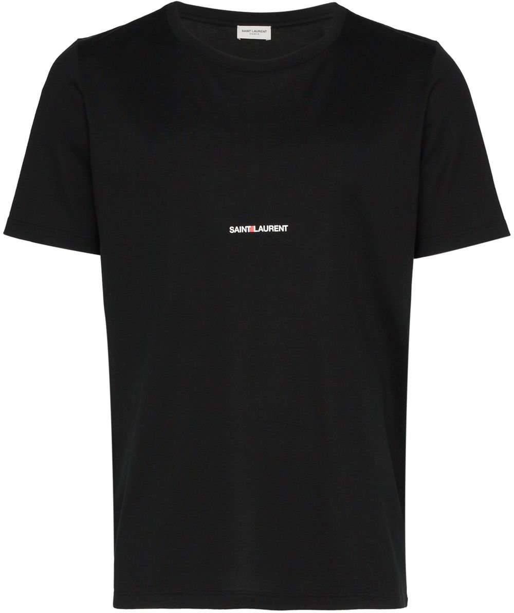 Saint Laurent T-Shirts And Polos Black Zwart