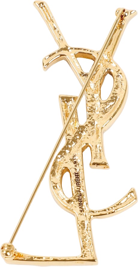 Saint Laurent Opyum Textured Coco Brooch Divers