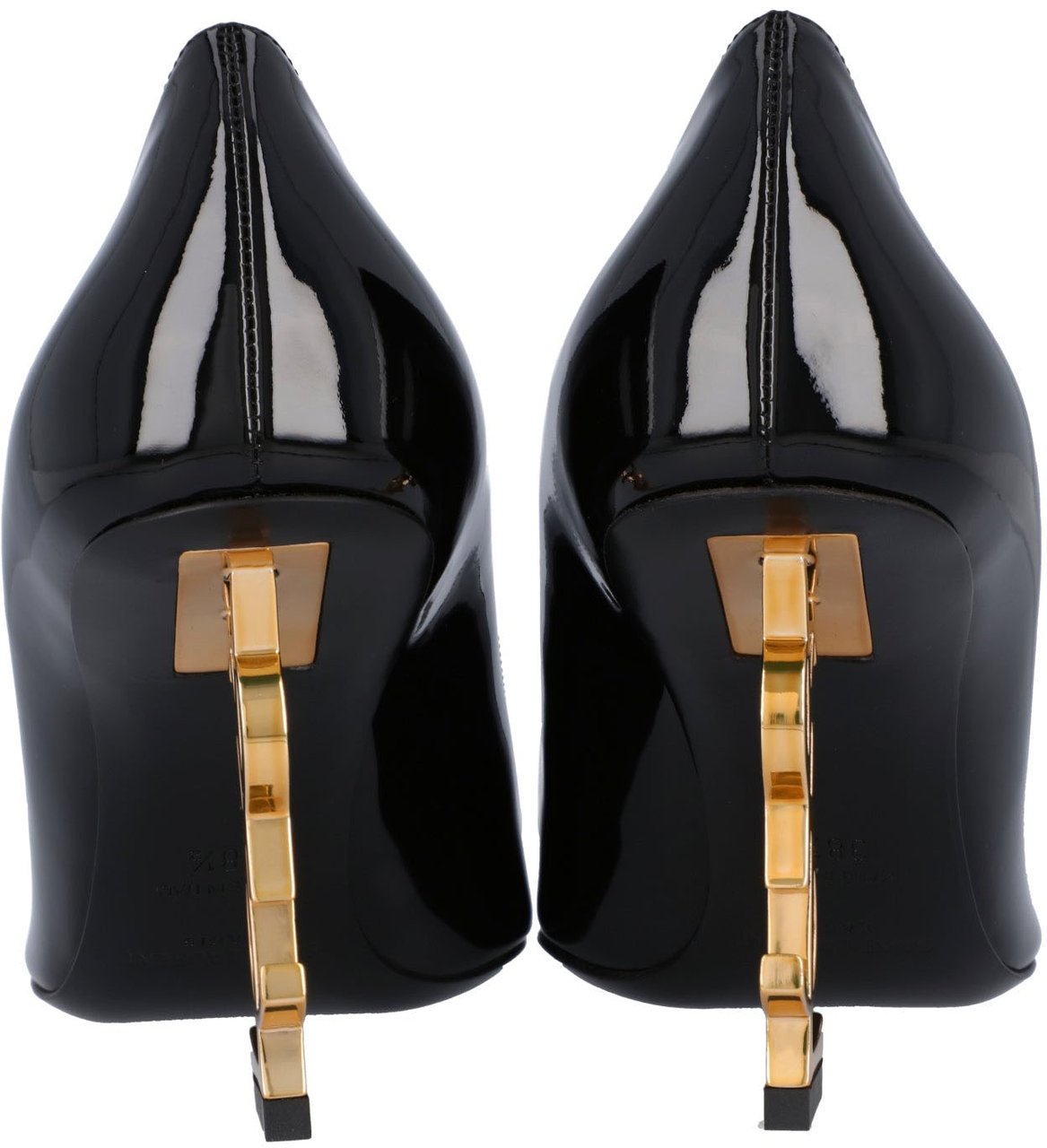 Saint Laurent Opyum Patent Leather Pumps Black Zwart