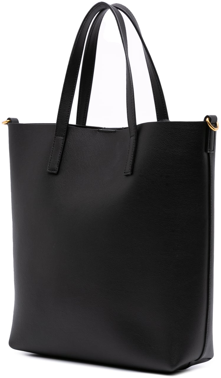 Saint Laurent Toy Leather North South Shopping Tote Zwart
