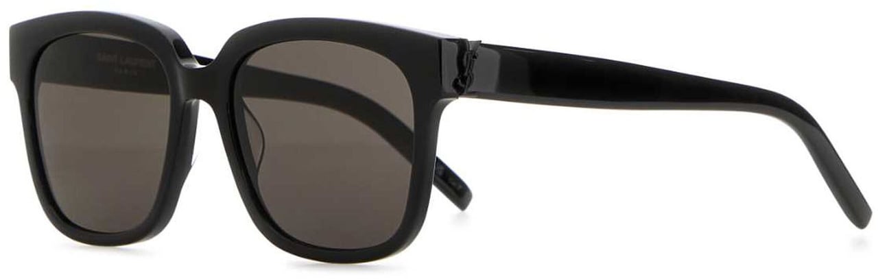 Saint Laurent Black Ysl Mono Slm40 Sunglasses Zwart