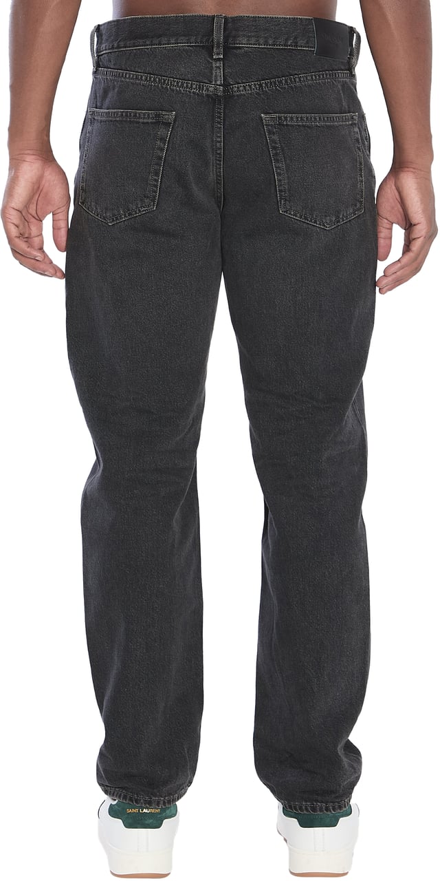 Saint Laurent Mick denim straight jeans pants Zwart