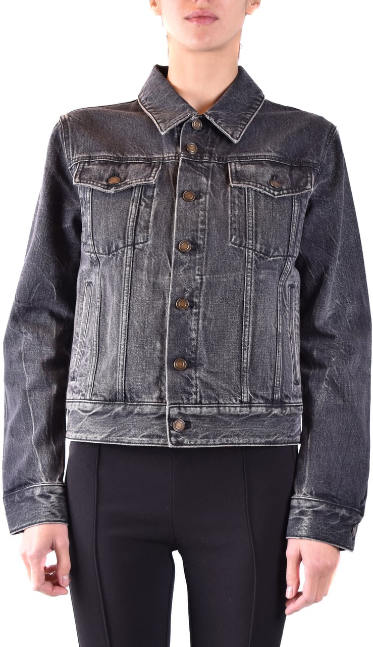 Saint Laurent Blouson Blue Blauw