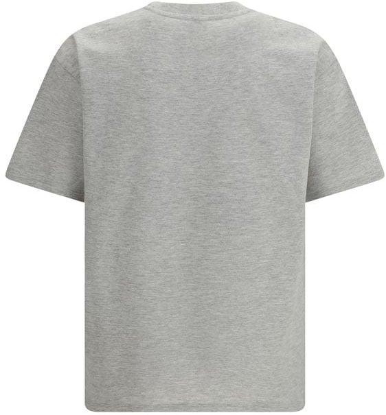 Saint Laurent Saint Laurent Gray Cotton T-Shirt Grijs
