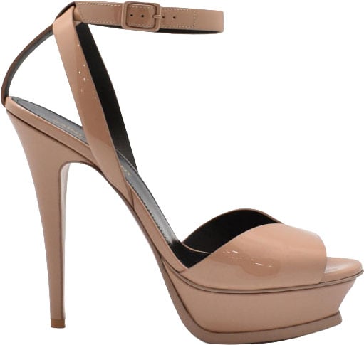Saint Laurent Tribute Lips sandals - Shoe size: 41 Roze