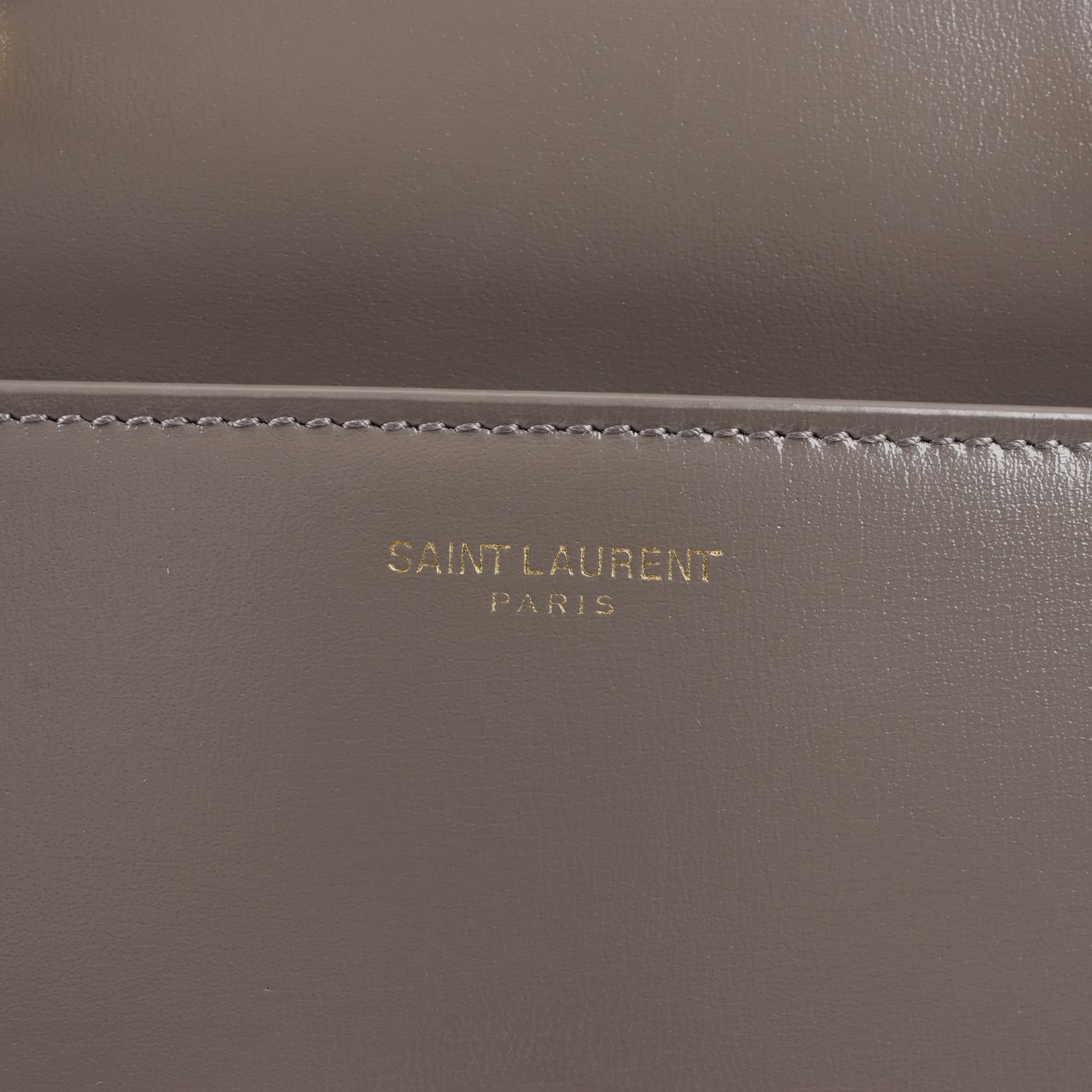 Saint Laurent Saint Laurent Paris Uptown Leather Handbag in Gray 557653 Grijs