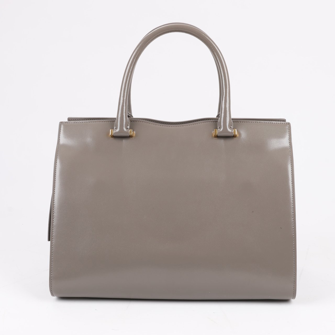 Saint Laurent Saint Laurent Paris Uptown Leather Handbag in Gray 557653 Grijs