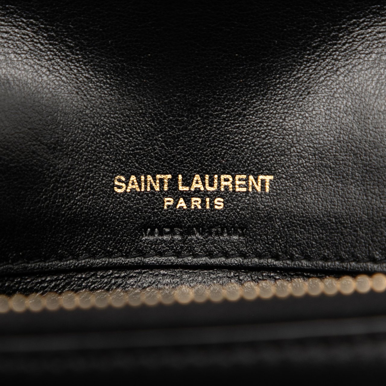 Saint Laurent Smooth Calfskin Monogram Kate Belt Bag Zwart