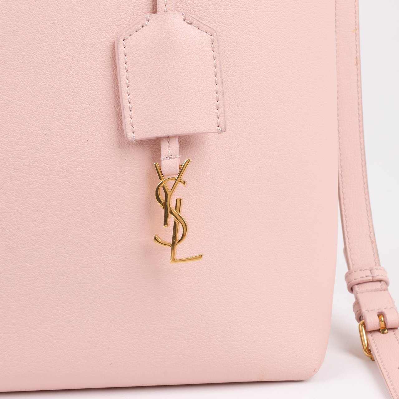 Saint Laurent Saint Laurent Paris Toy Shopping Leather 2Way Handbag in Pink 498612 Roze