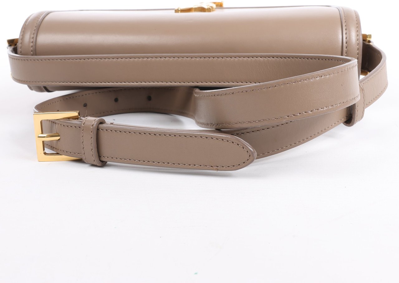 Saint Laurent Saint Laurent Paris Solferino Leather Shoulder bag in beige Beige