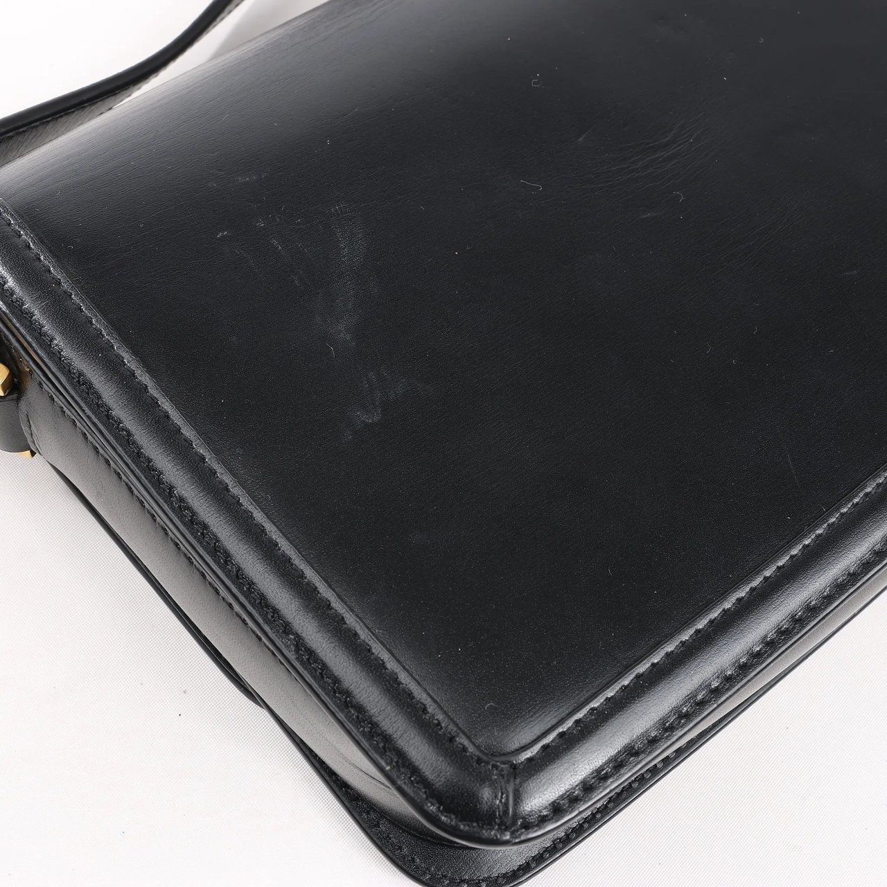 Saint Laurent Saint Laurent Paris Solferino Leather Shoulder bag in Black 634305 Zwart