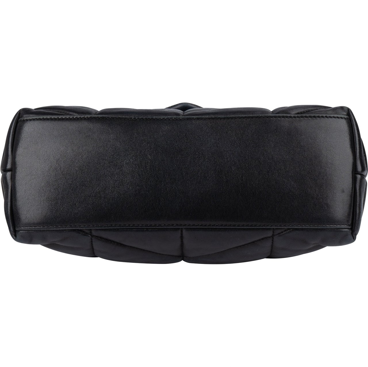 Saint Laurent Saint Laurent Quilted Lambskin Loulou Puffer Medium Crossbody Bag Zwart