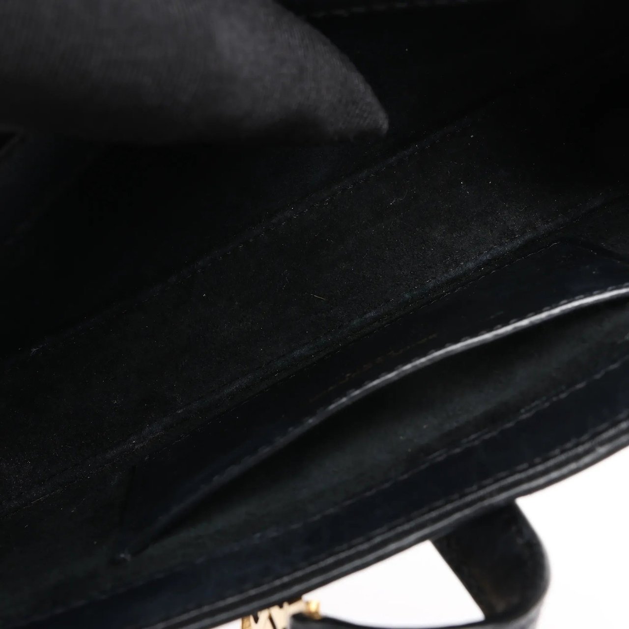 Saint Laurent Saint Laurent Paris Le 5 à 7 Mini Hobo Leather Handbag in Black 710318 Zwart