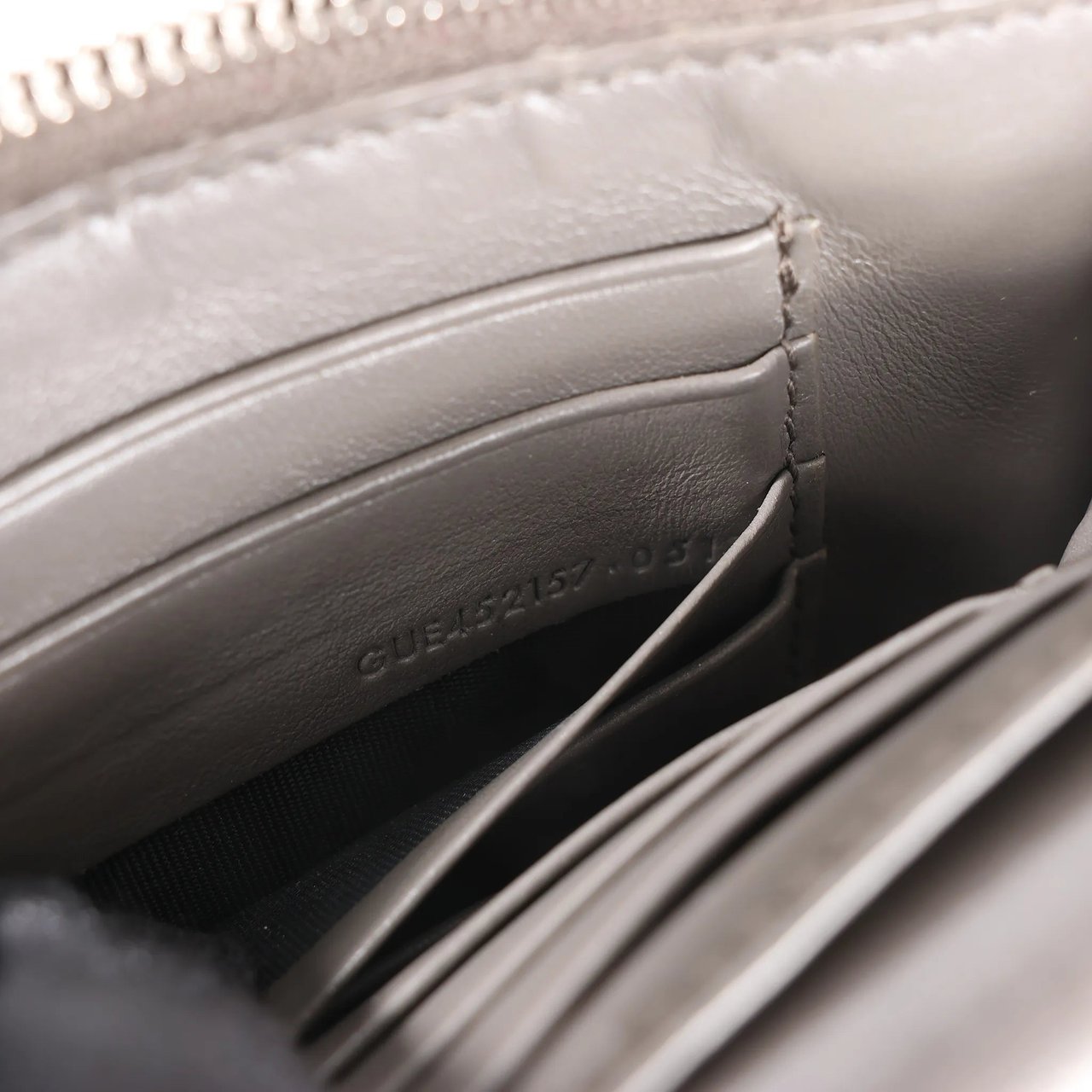 Saint Laurent Saint Laurent Paris Sunset Leather Chain Shoulder Bag in Gray 452157 Grijs