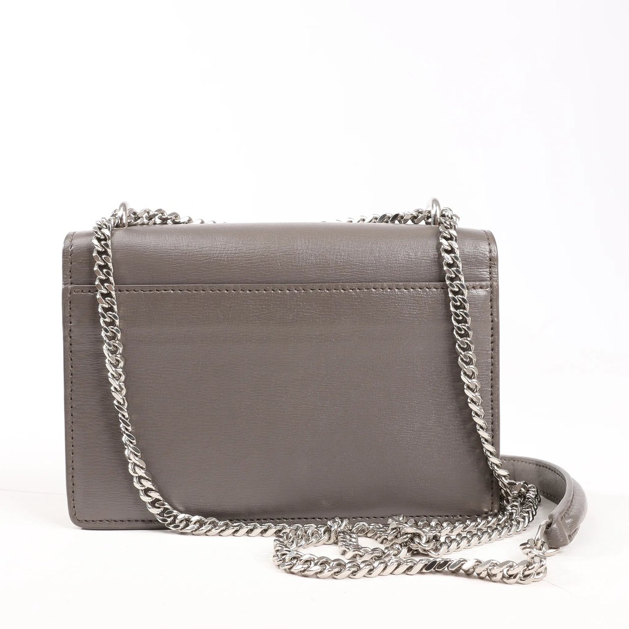 Saint Laurent Saint Laurent Paris Sunset Leather Chain Shoulder Bag in Gray 452157 Grijs