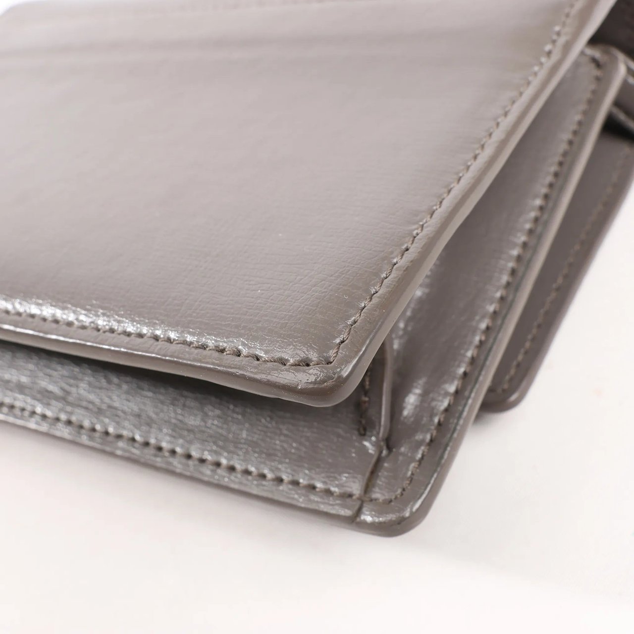 Saint Laurent Saint Laurent Paris Sunset Leather Chain Shoulder Bag in Gray 452157 Grijs